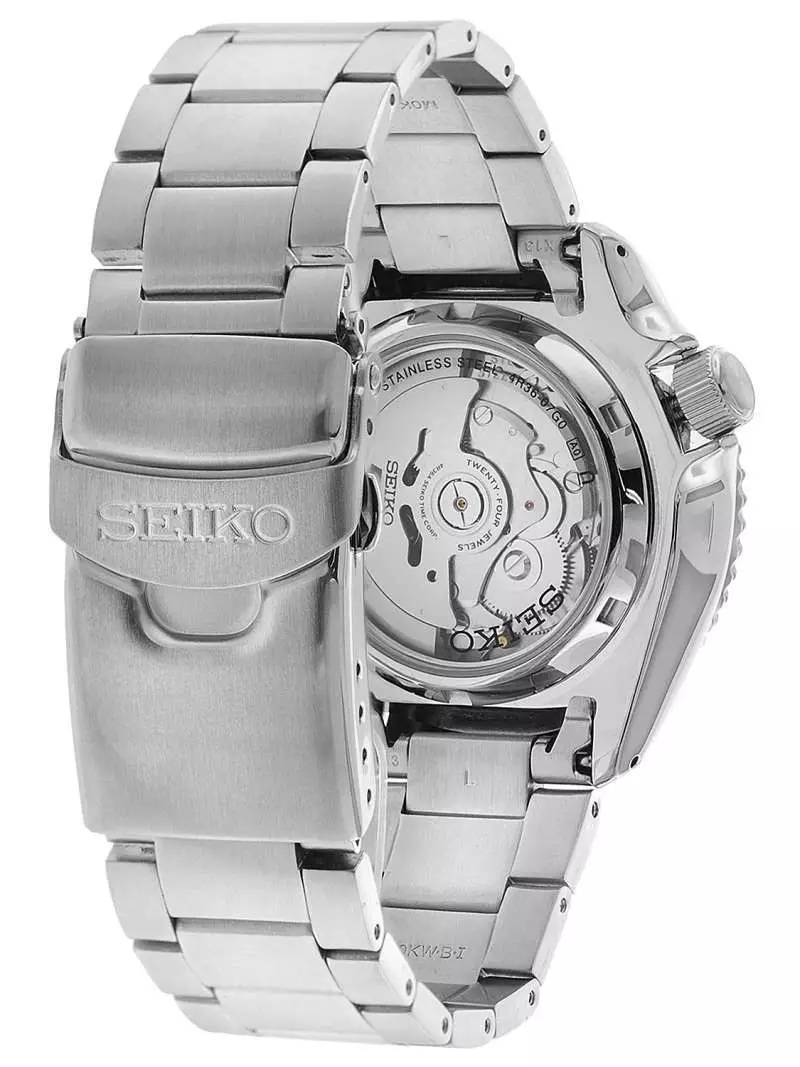 Jam Tangan Pria Seiko Original SRPD61 SRPD61K1 Strap Stainless Steel Silver Sports Style Automatic