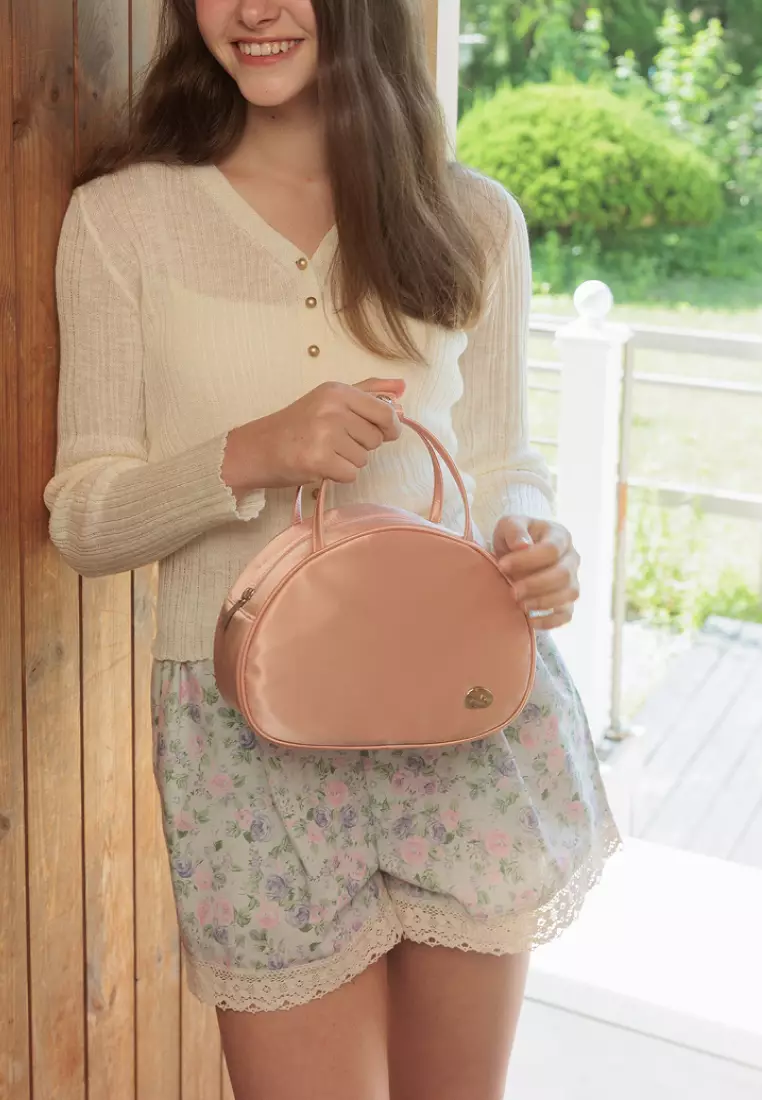 DOL Nylon Handbag Peach