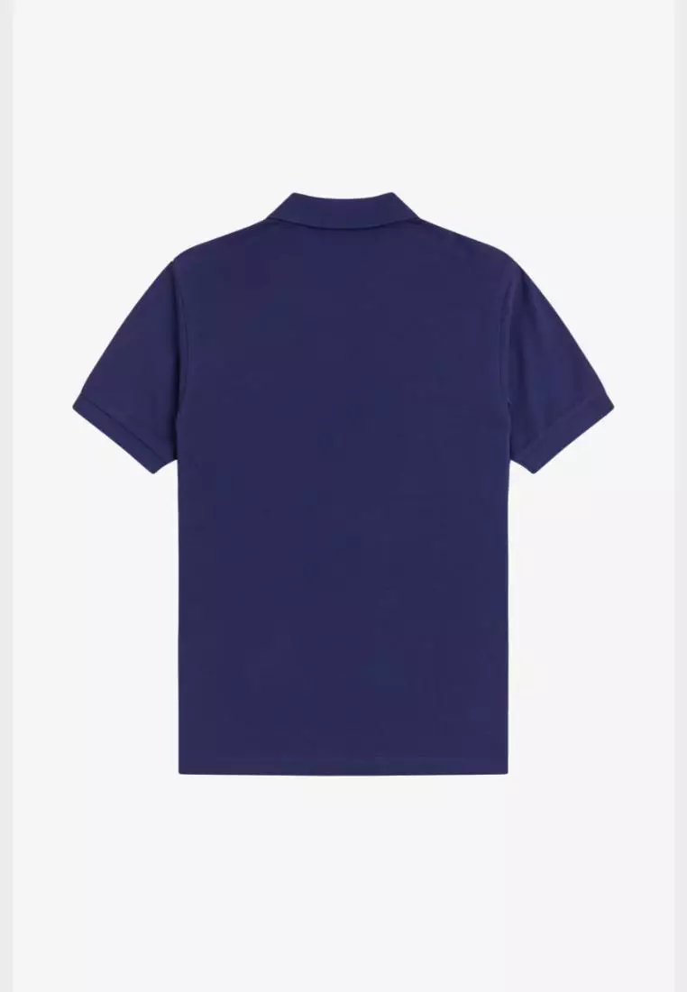 Fred Perry M6000 The Fred Perry Shirt (French Navy / Citron)