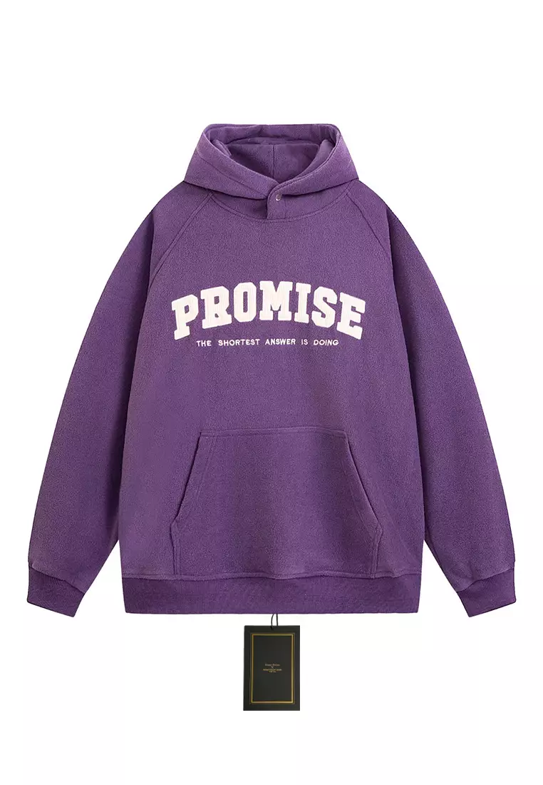 Purple 2025 fleece hoodie