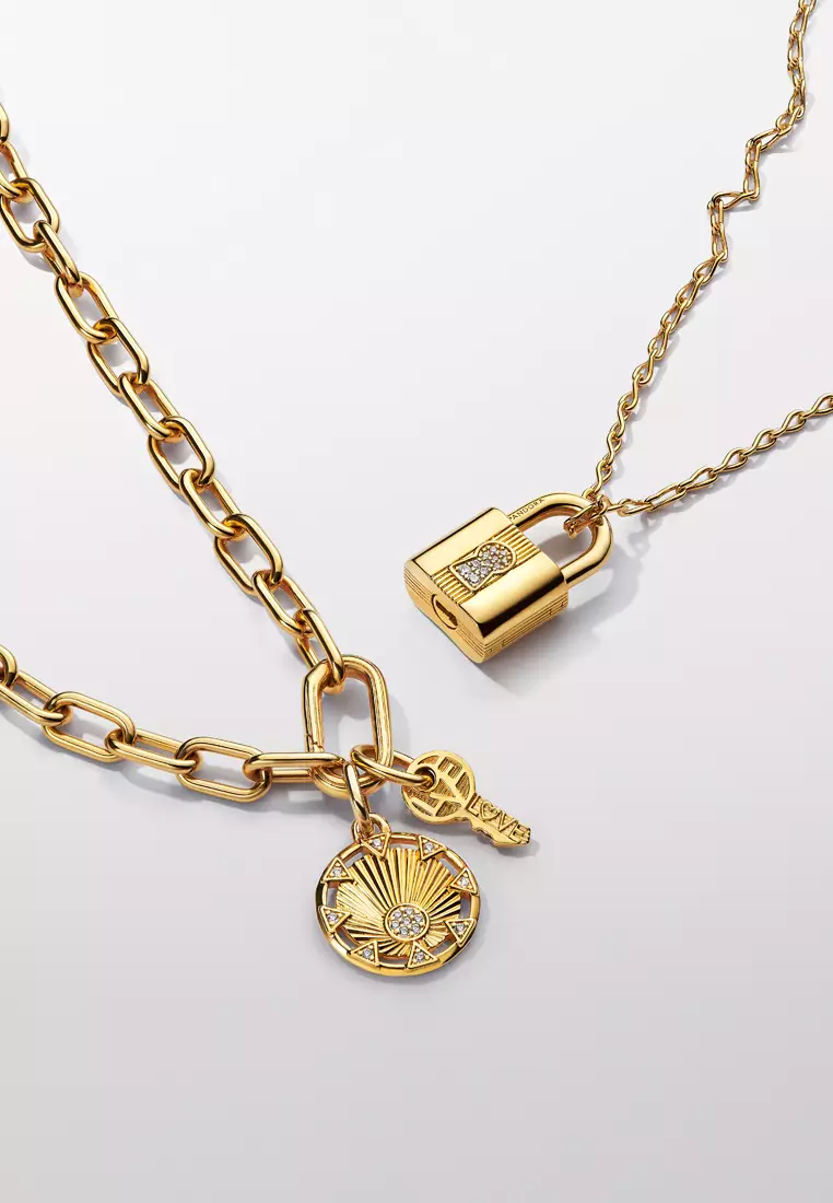 Pandora 14k Gold Plated Infinity Chain Necklace (50cm)