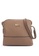 Unisa green Unisa Saffiano Texture Shell Shape Mini Sling Bag UN821AC97BOWMY_1