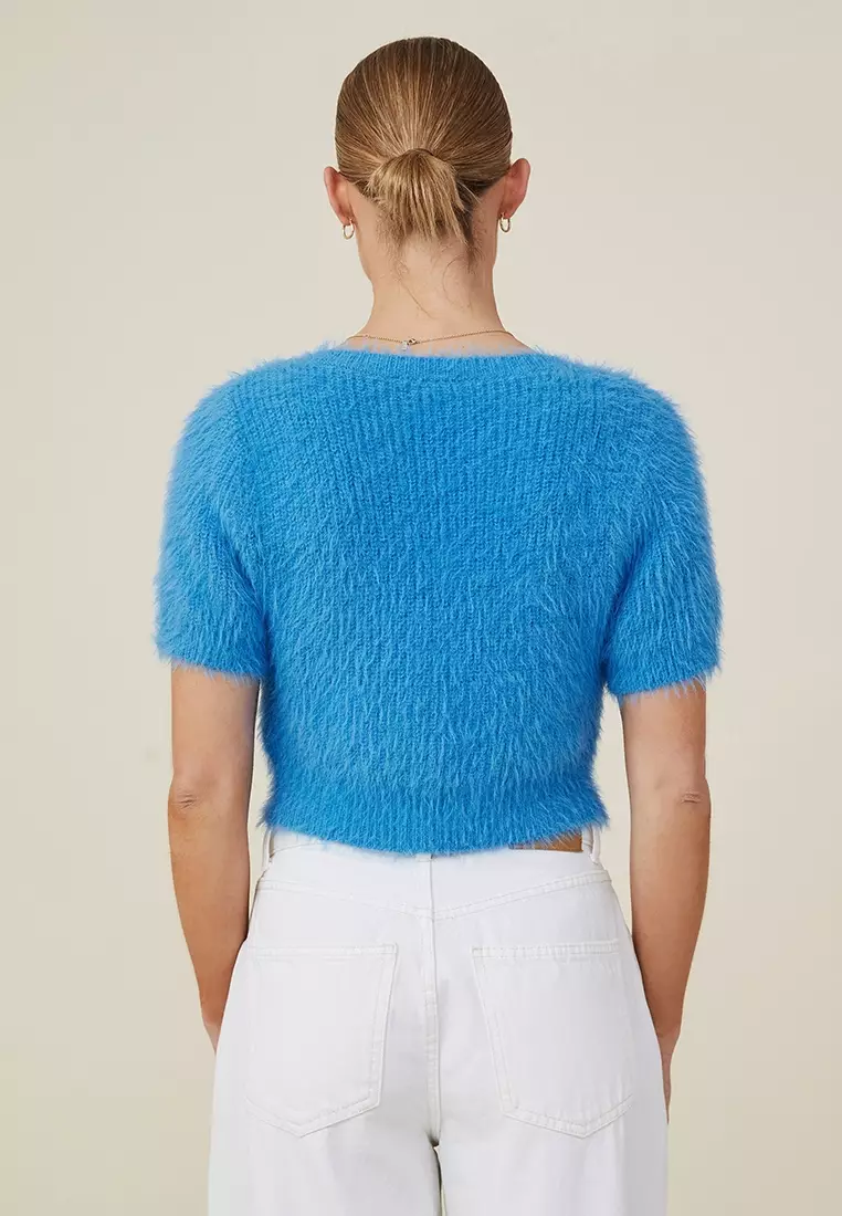 Buy Cotton On Fluffy Short Sleeve Cardigan 2024 Online ZALORA