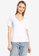 Guess white Short Sleeve Leticia Tee 4A620AA0785F27GS_1