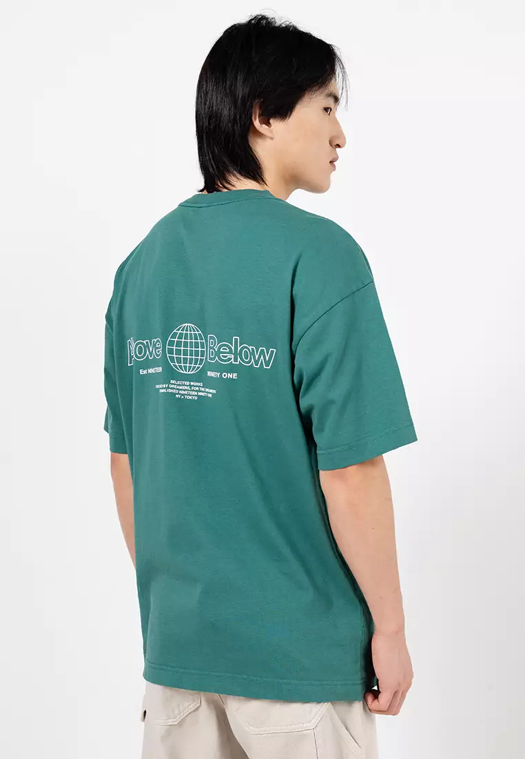 Box Fit Text T-Shirt