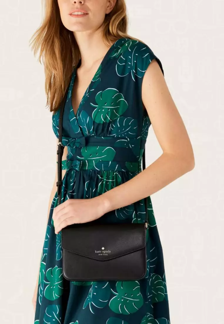 Kate Spade Sadie Envelope Crossbody Black