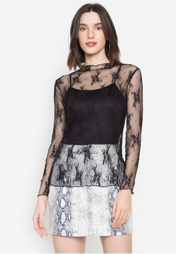 Shop Chase Fashion Lace Long Sleeves See Through Top Online On Zalora Philippines,Medusa Versace Sunglasses Vintage
