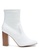 London Rag white Block Heeled Faux Leather Ankle Boot in White D6CC5SHE0CA3A0GS_1