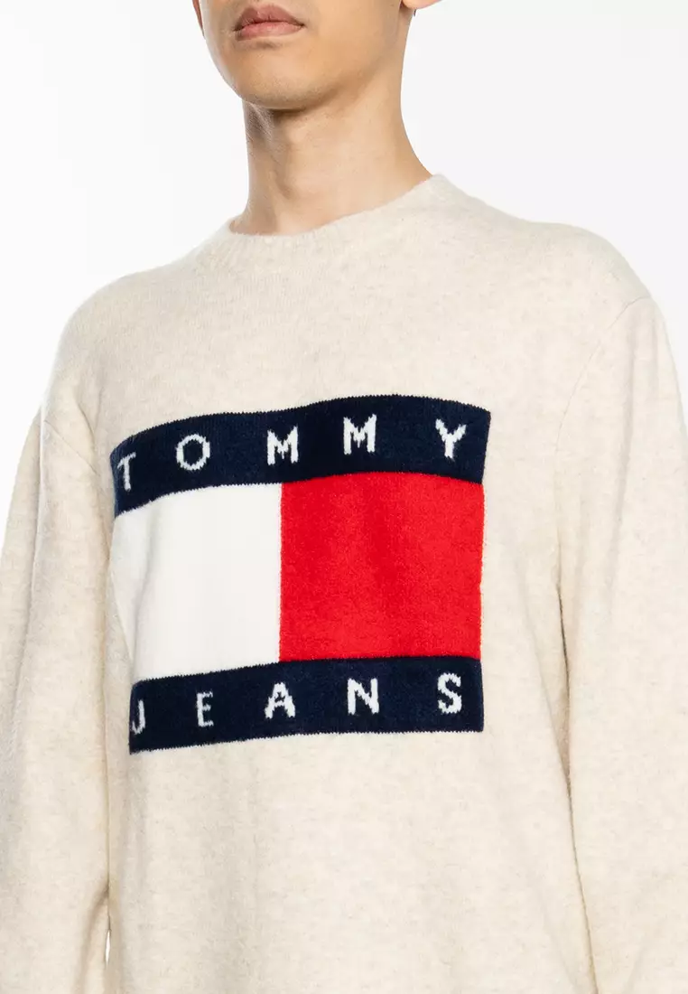 Tommy flag sweater cheap