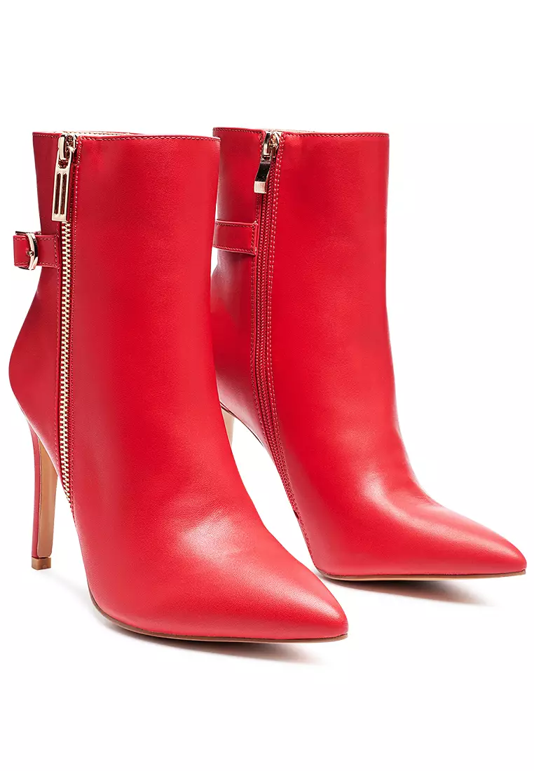 Red ankle hotsell heels