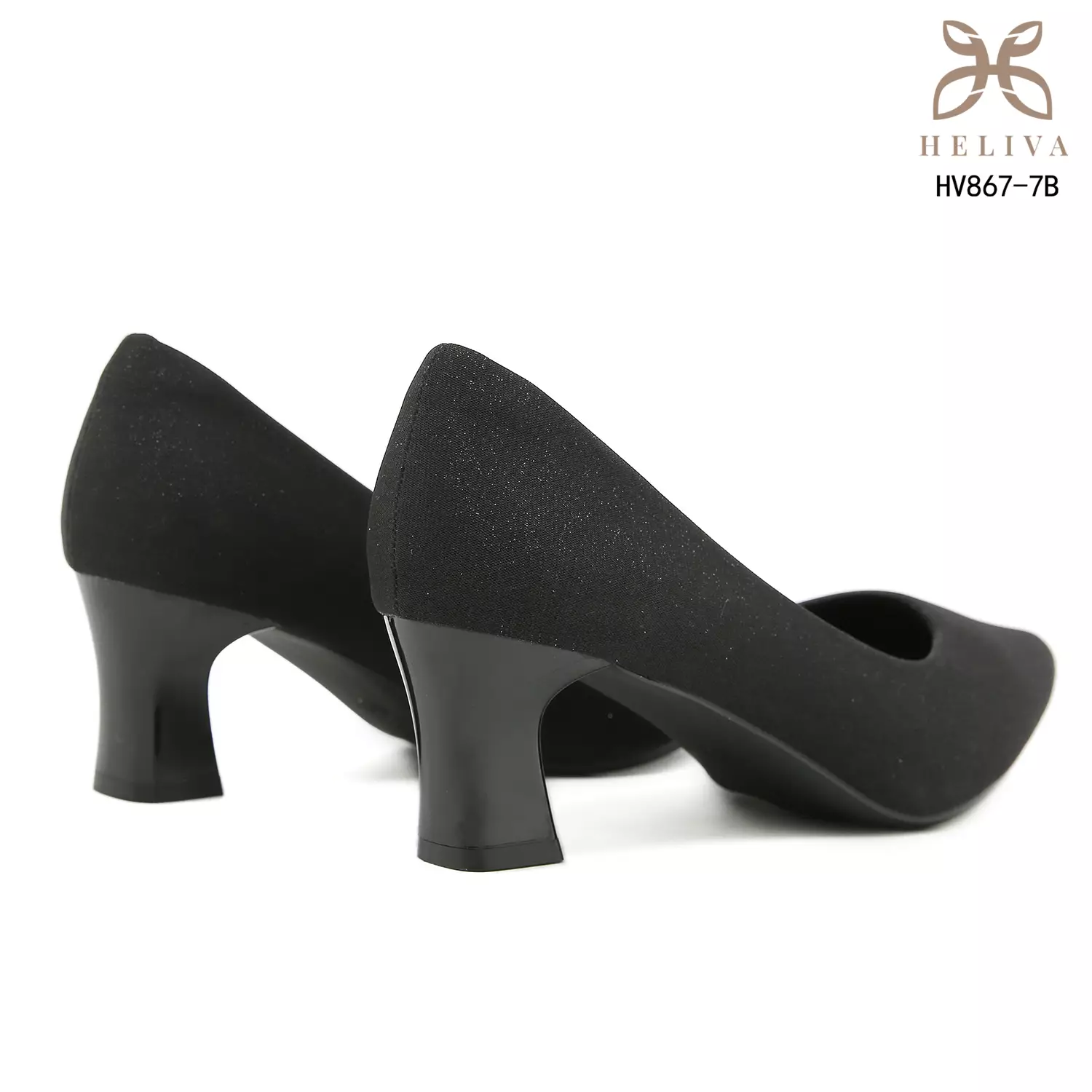 Heliva Lumina Subtle Sparkle Matte Heels 5.5cm HV867-7B