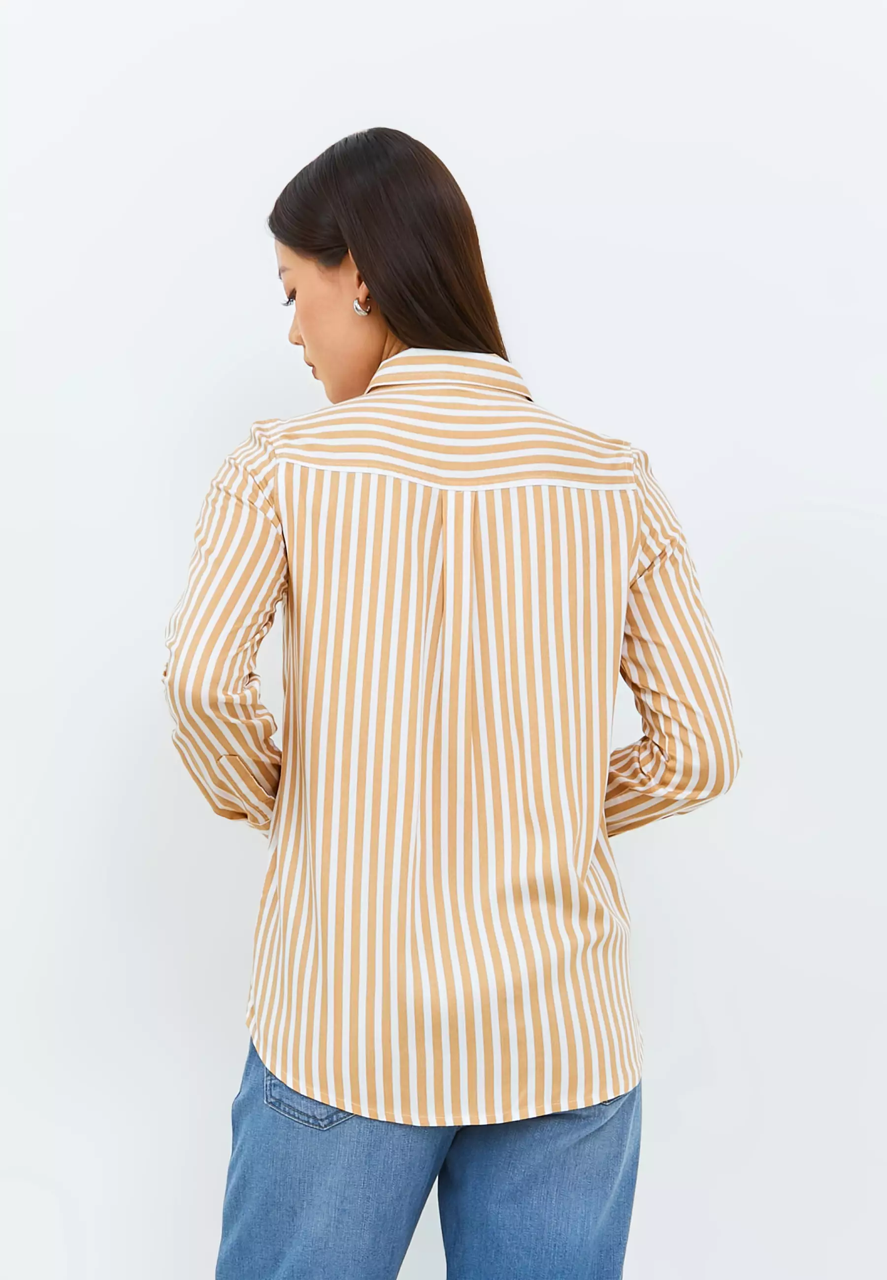 Aemma Cream Stripe Shirt (G.11632)
