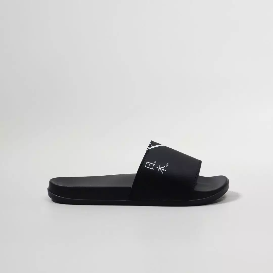 Cogen Sandal Slippers Sandal Selop Sandal Slide Pria Sendal Hitam Basic RB Series