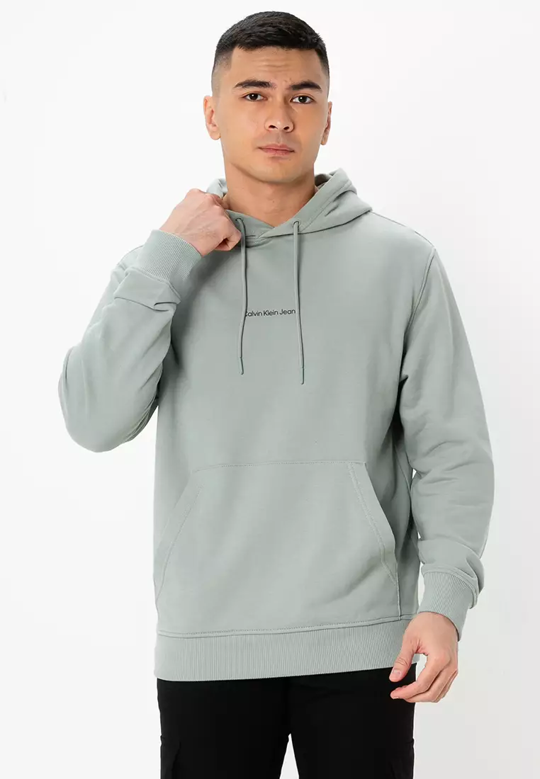 Monogram Hoodie Calvin Klein Jeans Sweatshirt Grey Core Monogram - Main Image