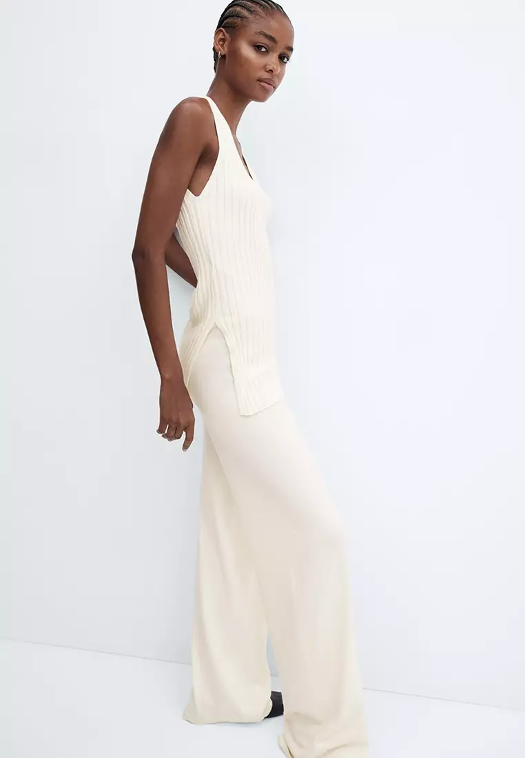Buy Mango Straight Knitted Trousers 2024 Online ZALORA Singapore