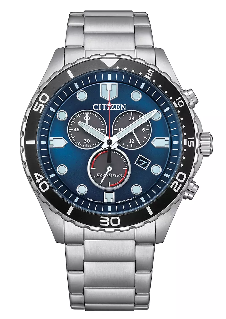 Jual Citizen Men Eco Drive AT2560-84L Stainless Steel Original
