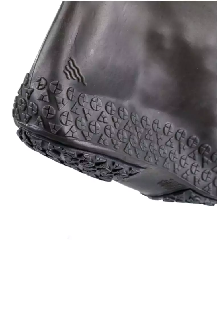 Anari Pelindung Sepatu Hujan Reusable Rain Boot Cover Unisex Desain Ergonomis Material Silicone ORIGINAL - Gray