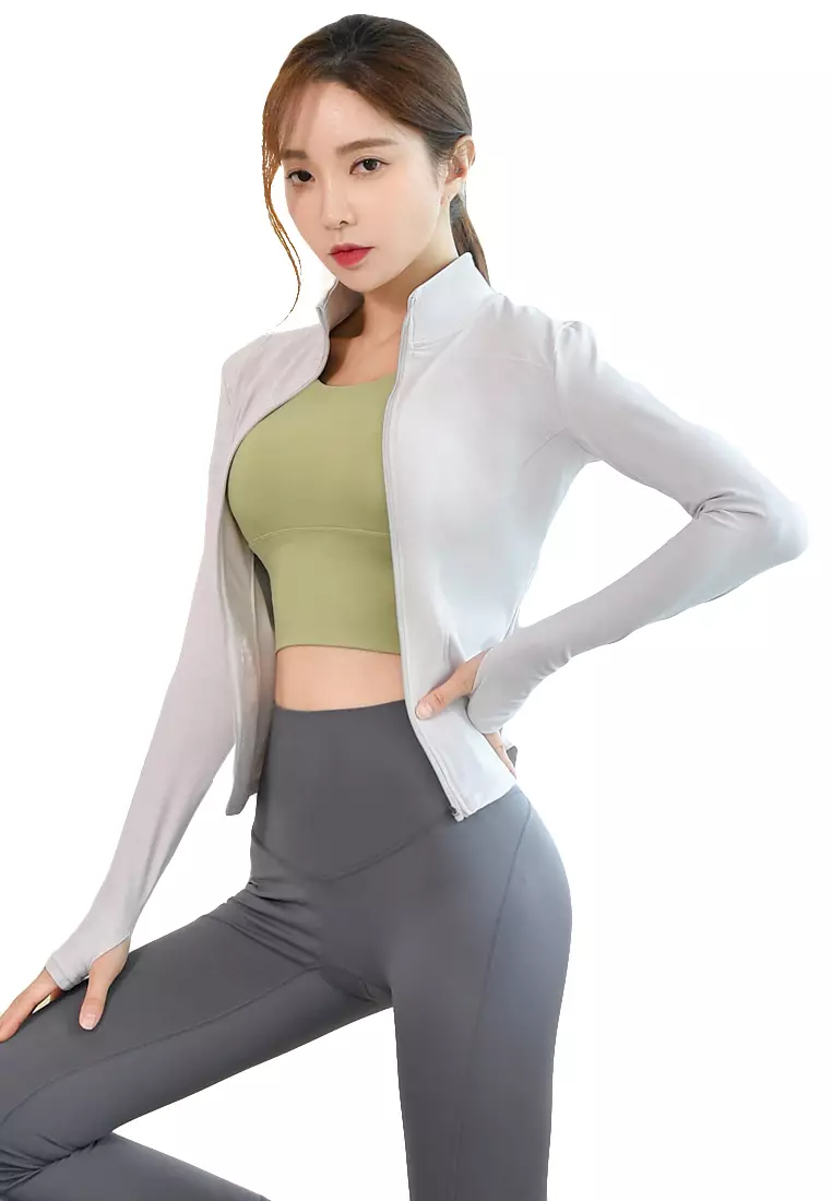 (3PCS) Quick Dry Running Fitness Yoga Dance Set (Tops+Bra+Bottoms)