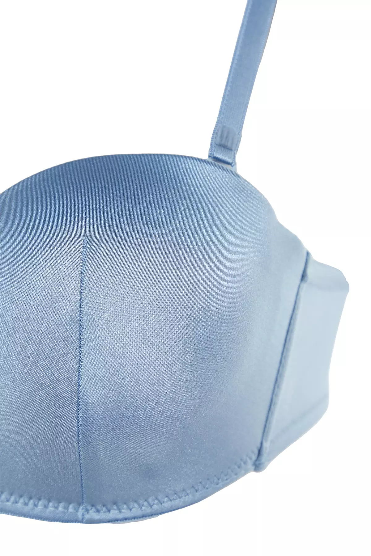 Buy Trendyol Blue Polyamide Filling Strapless Bra With Detachable Straps in  Blue 2024 Online
