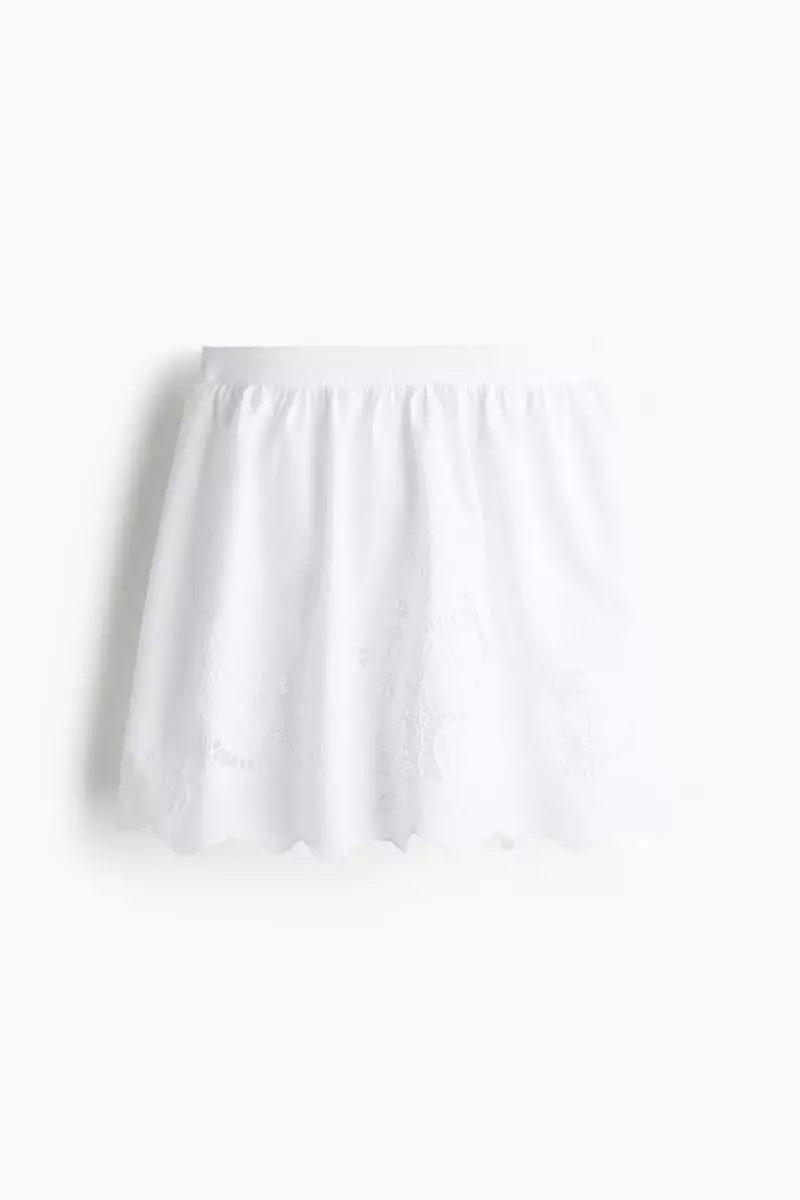 Broderie anglaise skirt
