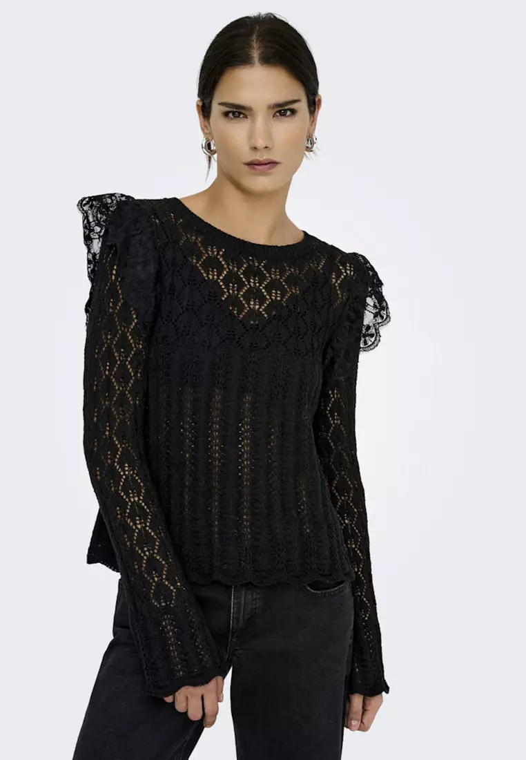 Ashley 蕾絲針織衛衣