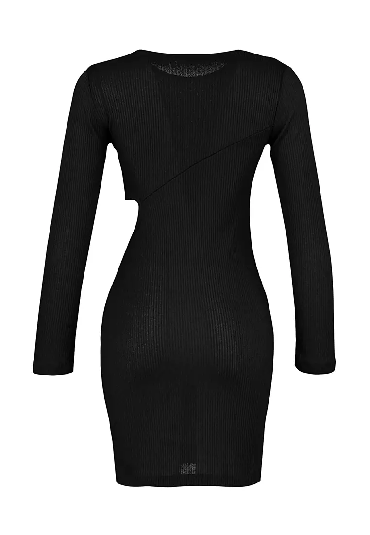 Jual Trendyol Cut Out Bodycon Knitted Dress Original 2024 ZALORA
