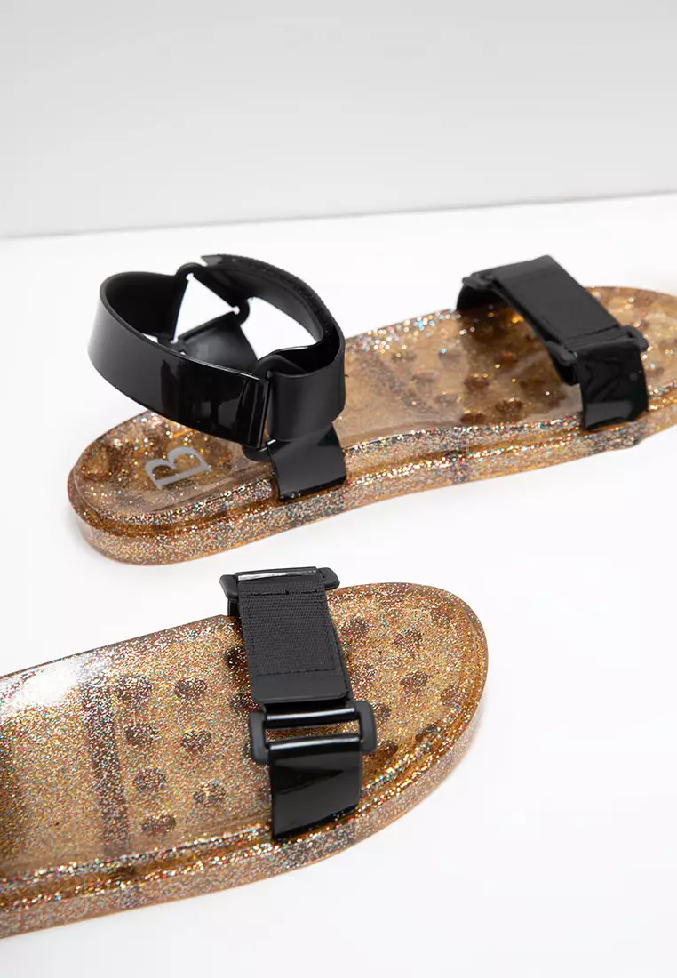 Sofia Maylera Jelly Sandal Black