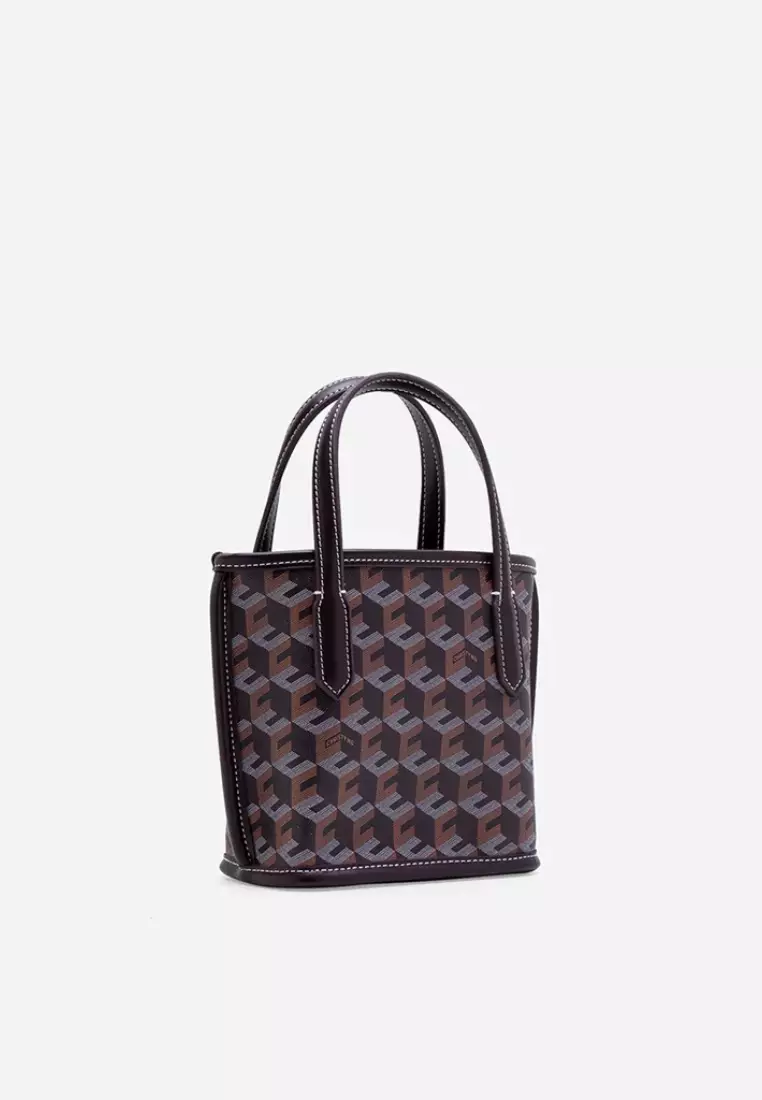 Russo Micro Tote Bag Chestnut Brown