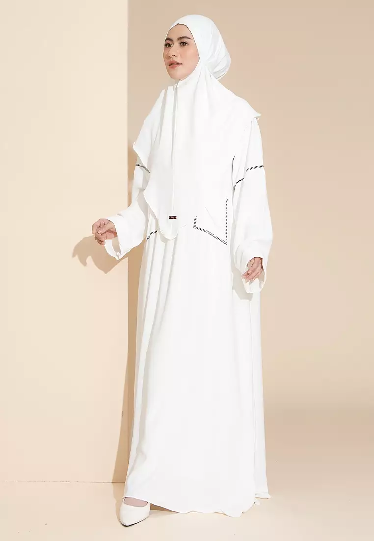 Sahla Abaya Set Broken White NEW
