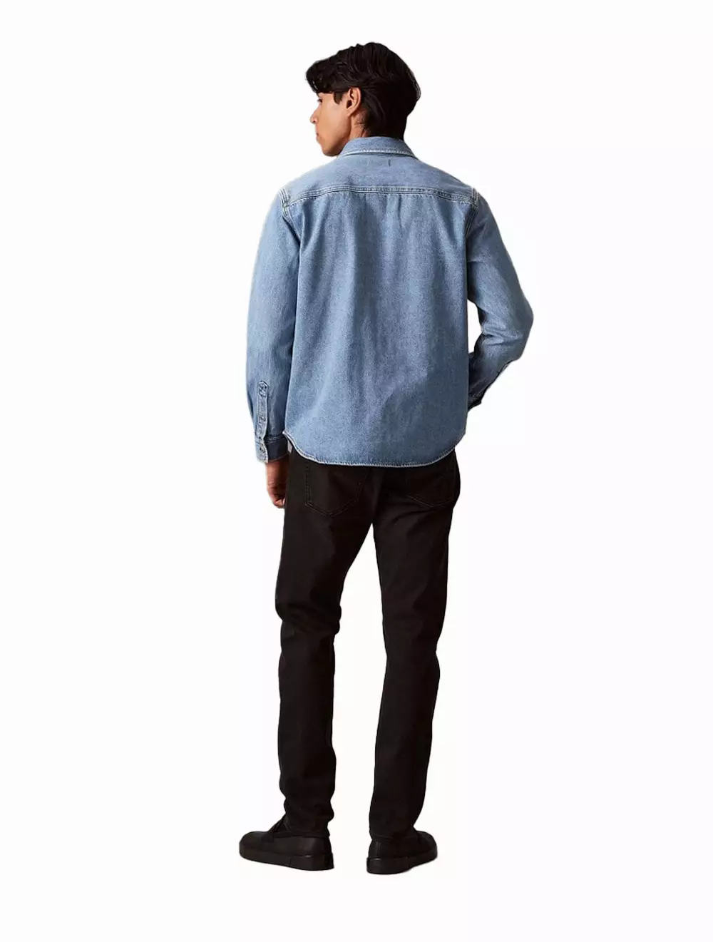 Calvin Klein Jeans - One-Pocket Denim Regular Shirt - Blue - blue
