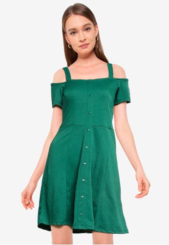 Jual Lc Waikiki Off The Shoulder Mini Dress Original Zalora Indonesia