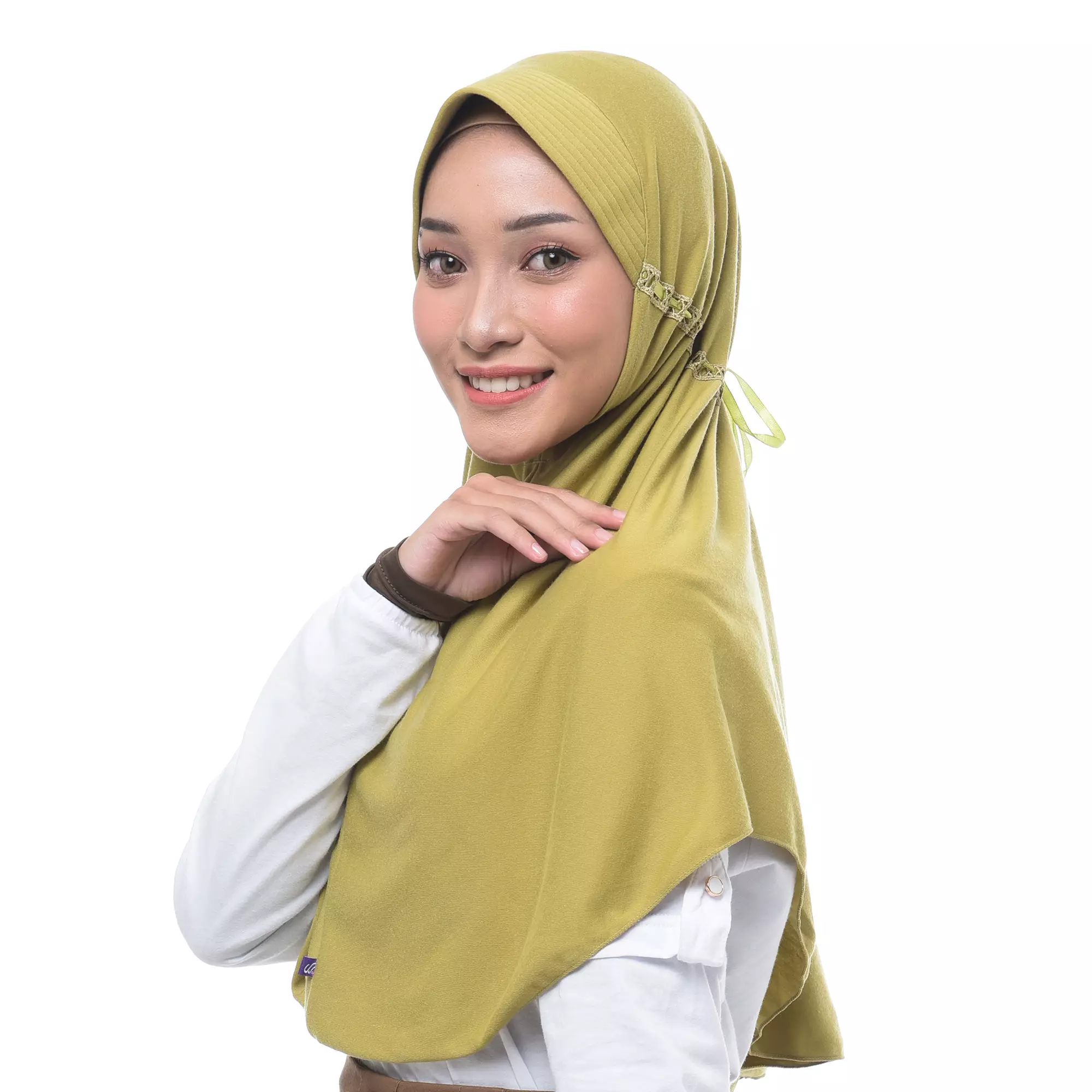 RABBANI - Kerudung Sekolah Instan Innova KAA M - Aloe