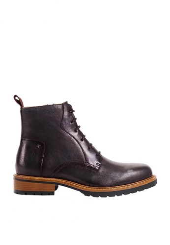 Twenty Eight Shoes brown Vintage Leather Brogue Boot 017-5 703FASHB9F3EAFGS_1