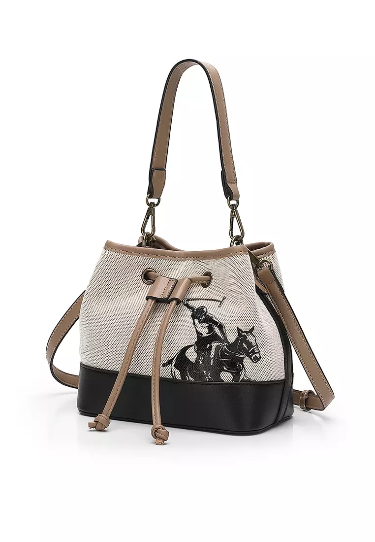 Top Handle Bag / Sling Bag / Crossbody Bag - Black