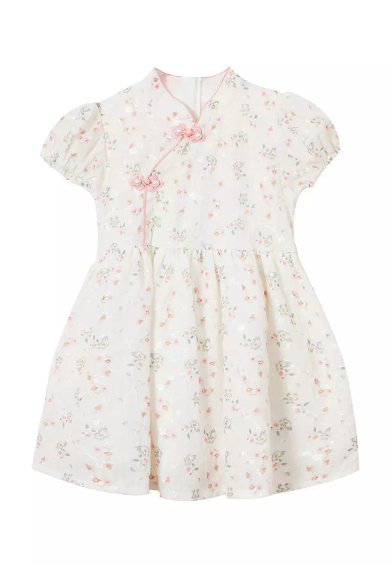 White floral outlet baby dress