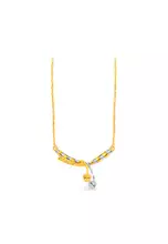 375/9K Gold - Design M (Two-Tone Gold)