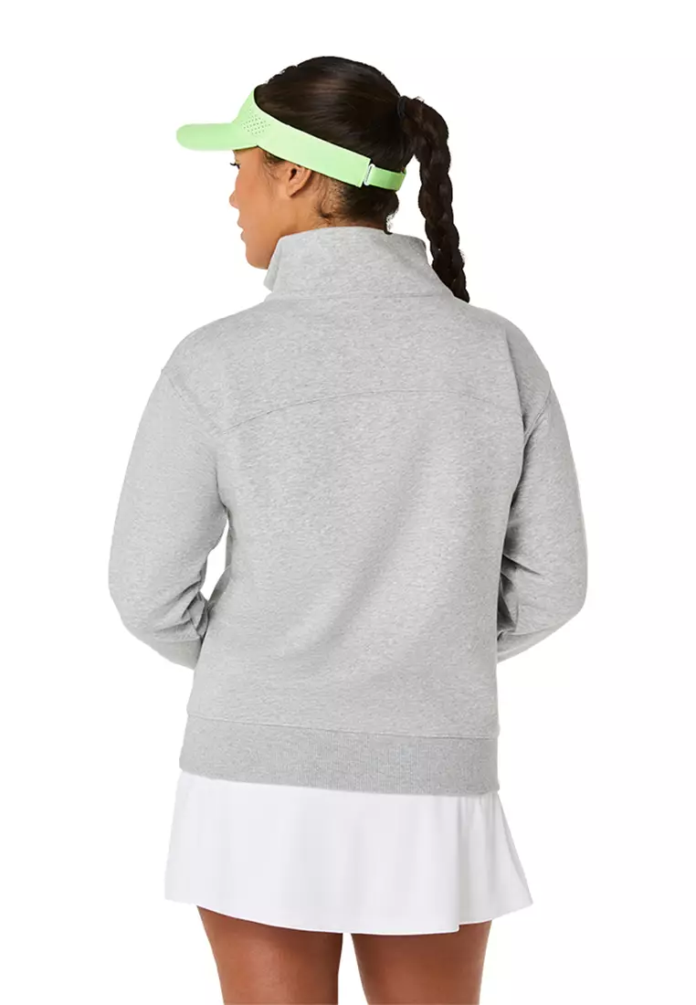Asics Women Court Core Graphic Half Zip Sweatshirt-2042A416.020