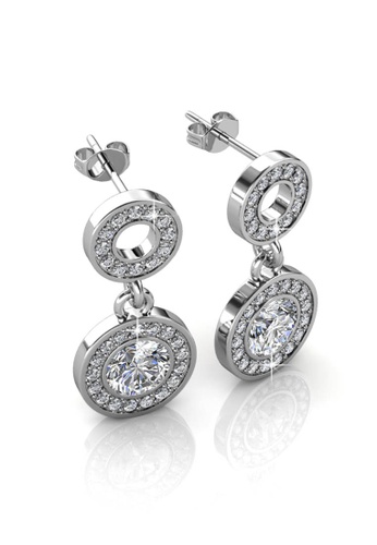 Her Jewellery Oro Dangling Earrings -  Made with premium grade crystals from Austria HE210AC30CYFSG_1