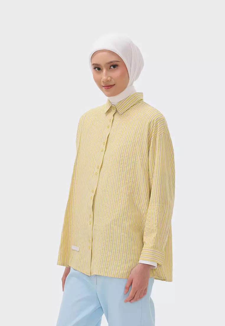 Ria Miranda Brown Geva Top