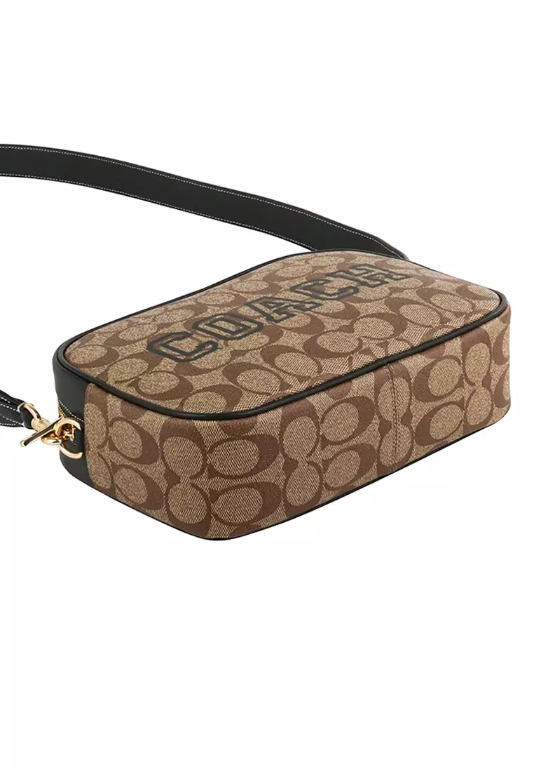 Buy Coach Coach Jamie Camera Bag In Signature Canvas With Varsity Motif