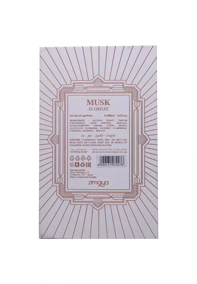 Zimaya Musk Is Great Unisex 100 ML
