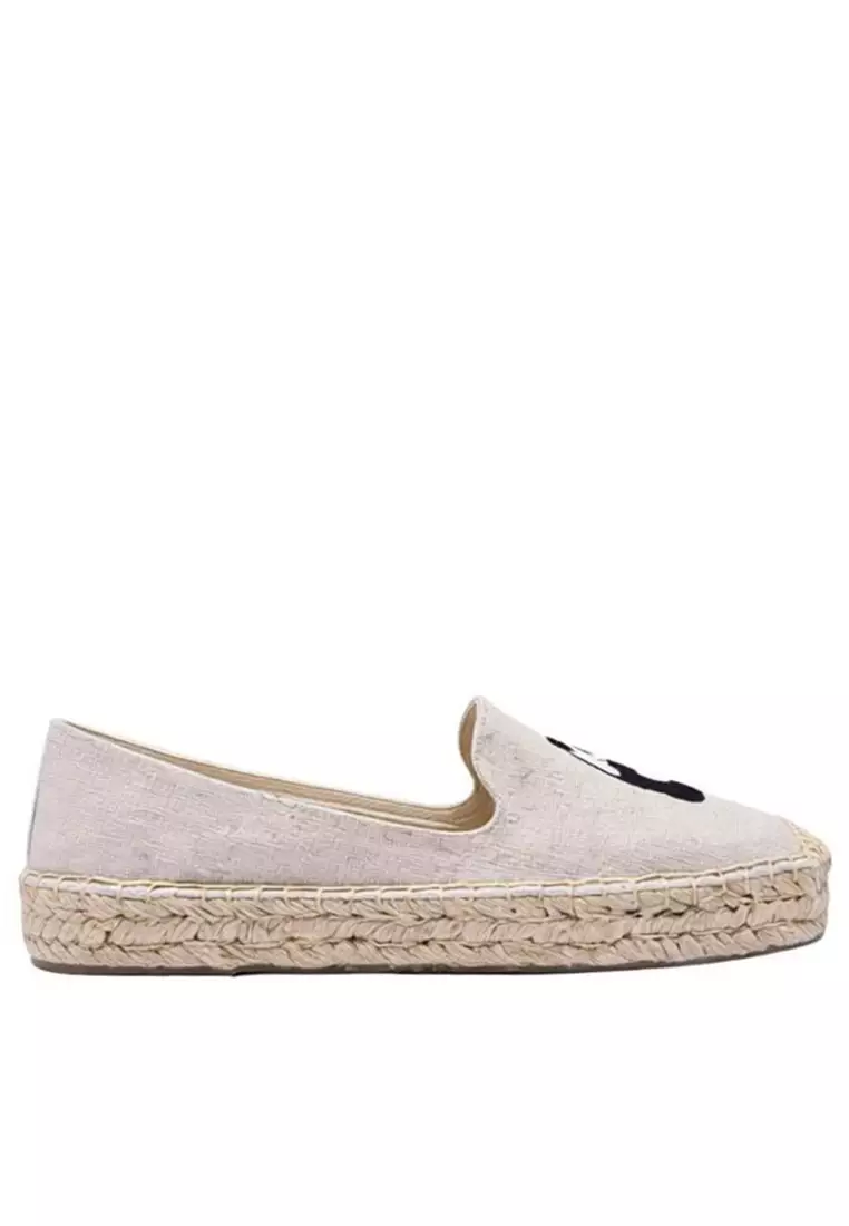 Twenty Eight Shoes Platform Embroidered Canvas Espadrilles HB6105