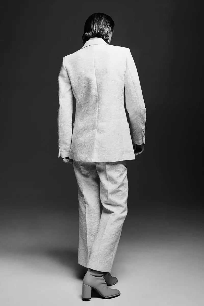 Textured trousers