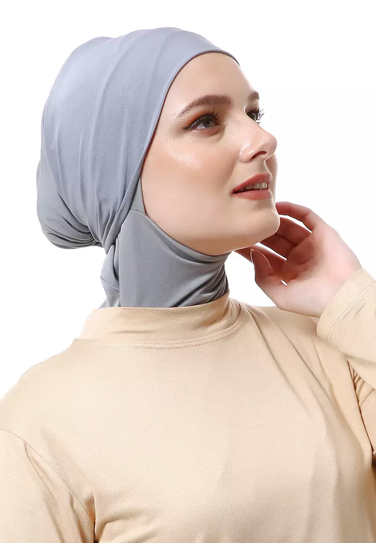 Rizka Inner Jilbab Muslimah Wanita Regular Fit - Baby Blue