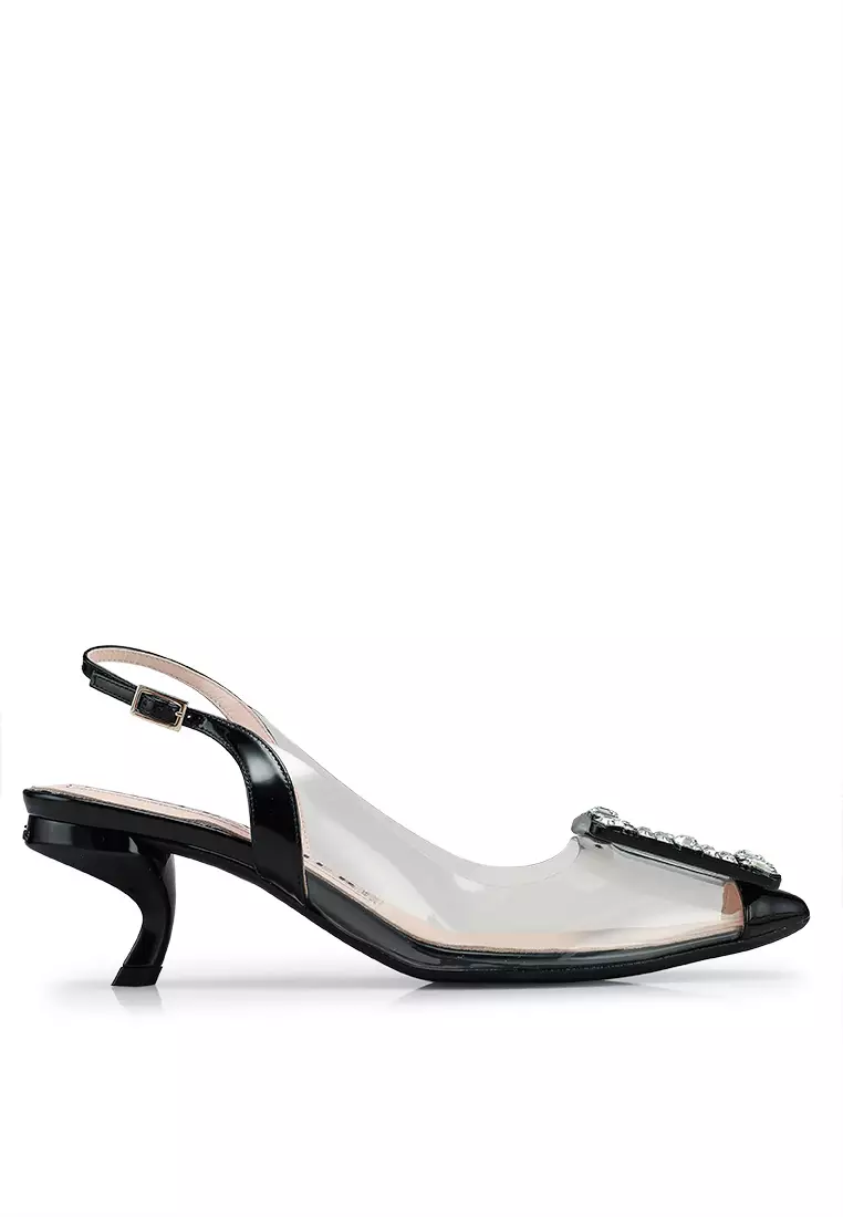 Discount on Roger Vivier  shoes - SKU: Brooch Slingback Pumps (Tr)