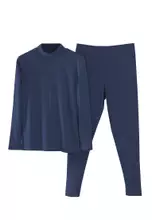 Buy Twenty Eight Shoes VANSA Men's Middle Collar German Fleece Thermal  Underwear Set VCM-Lg874set 2024 Online