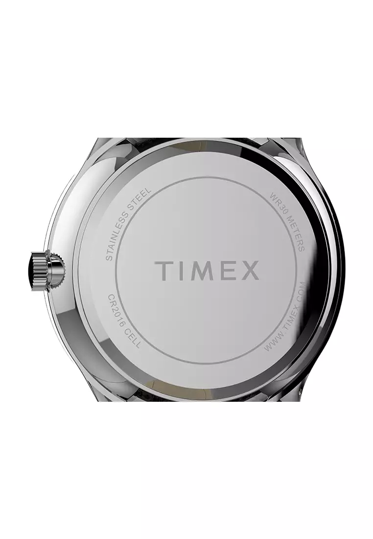 Timex Modern Easy Reader 40mm - Silver-Tone Case, Black Strap (TW2T71900)