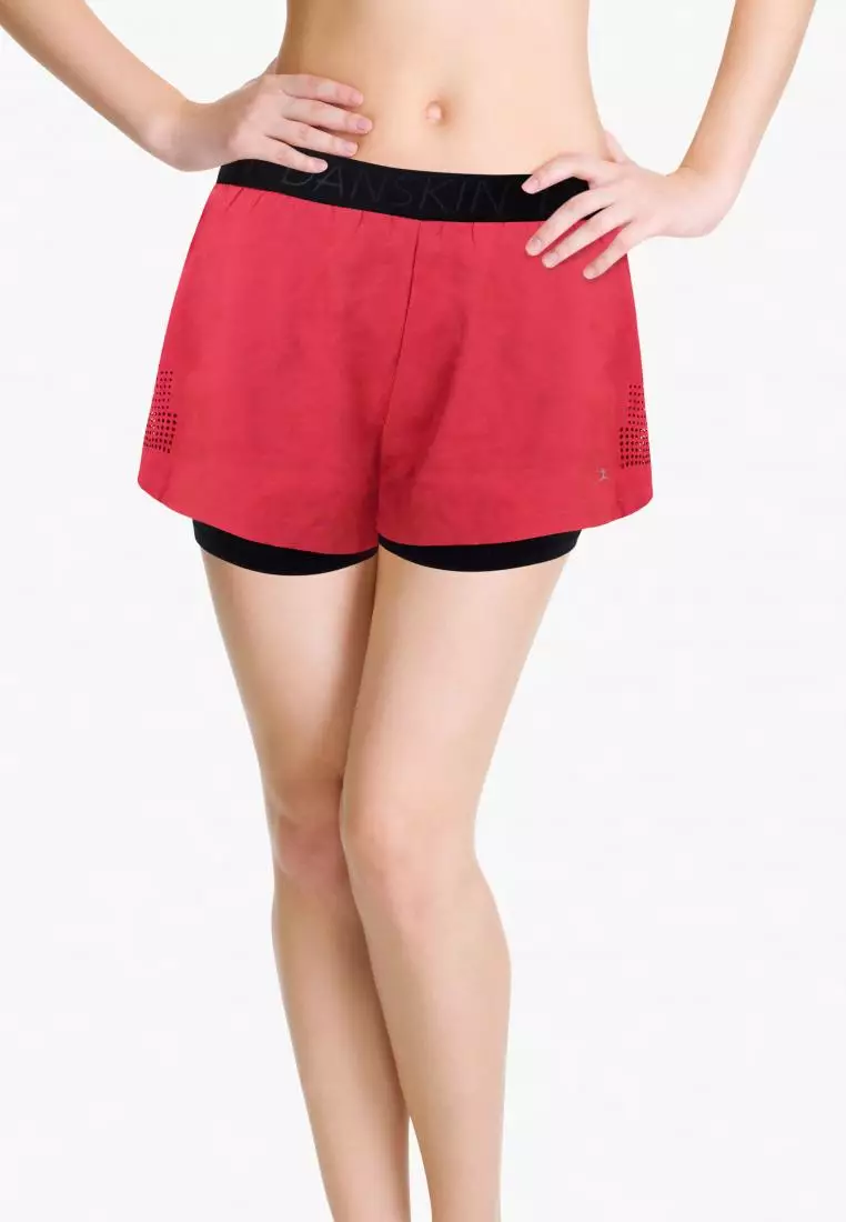 Women's Red  Danskin Now  Shorts - Shorts - Glendale, Arizona, Facebook  Marketplace