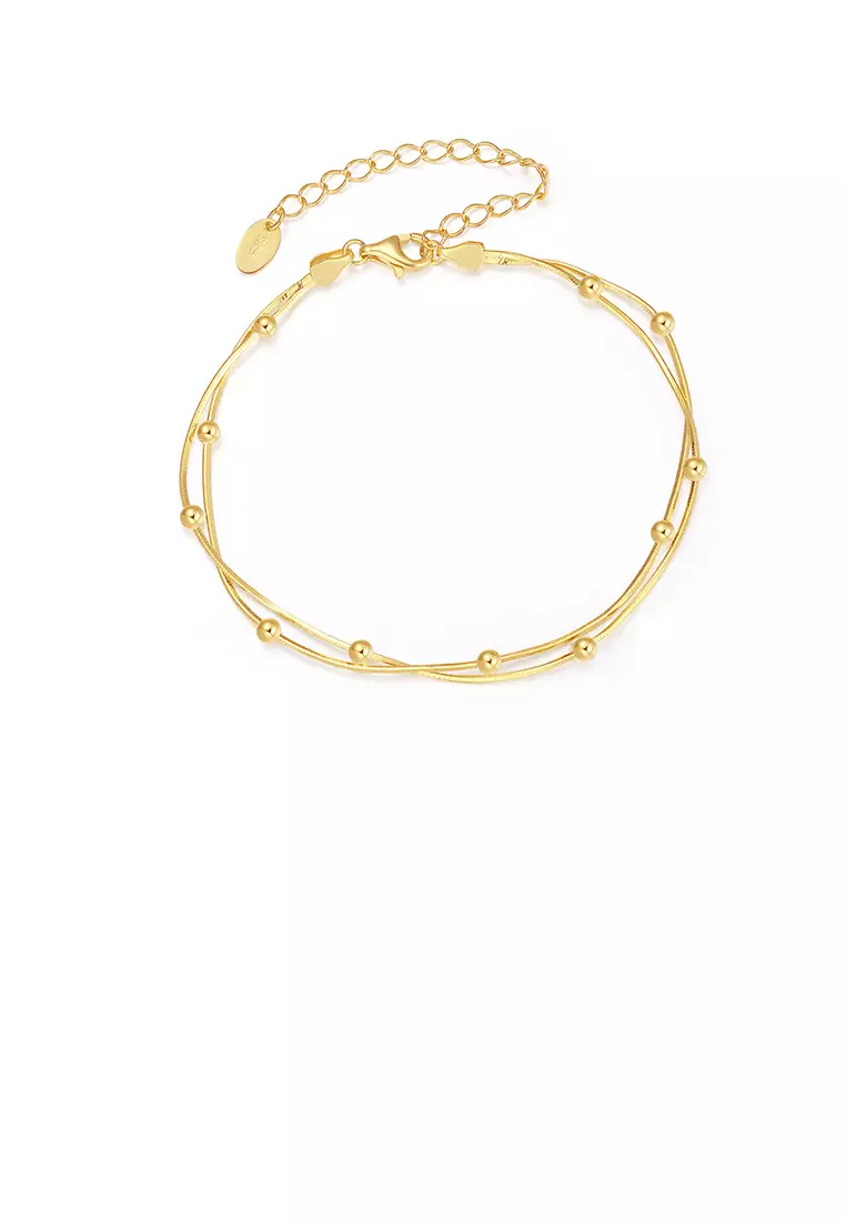 Double layer bracelet on sale
