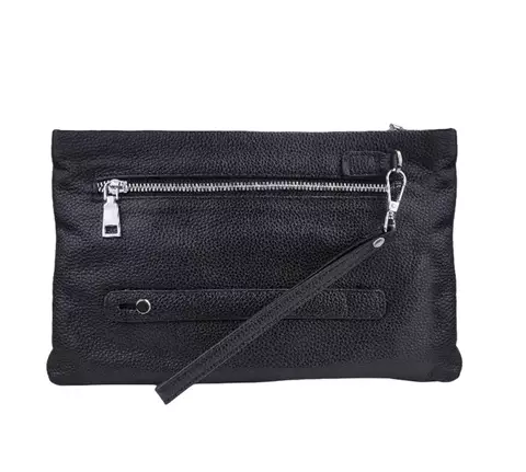 Byford Clutch Leather Kulit Tas Tangan Pria Hitam 2212818001BLA-BLACK
